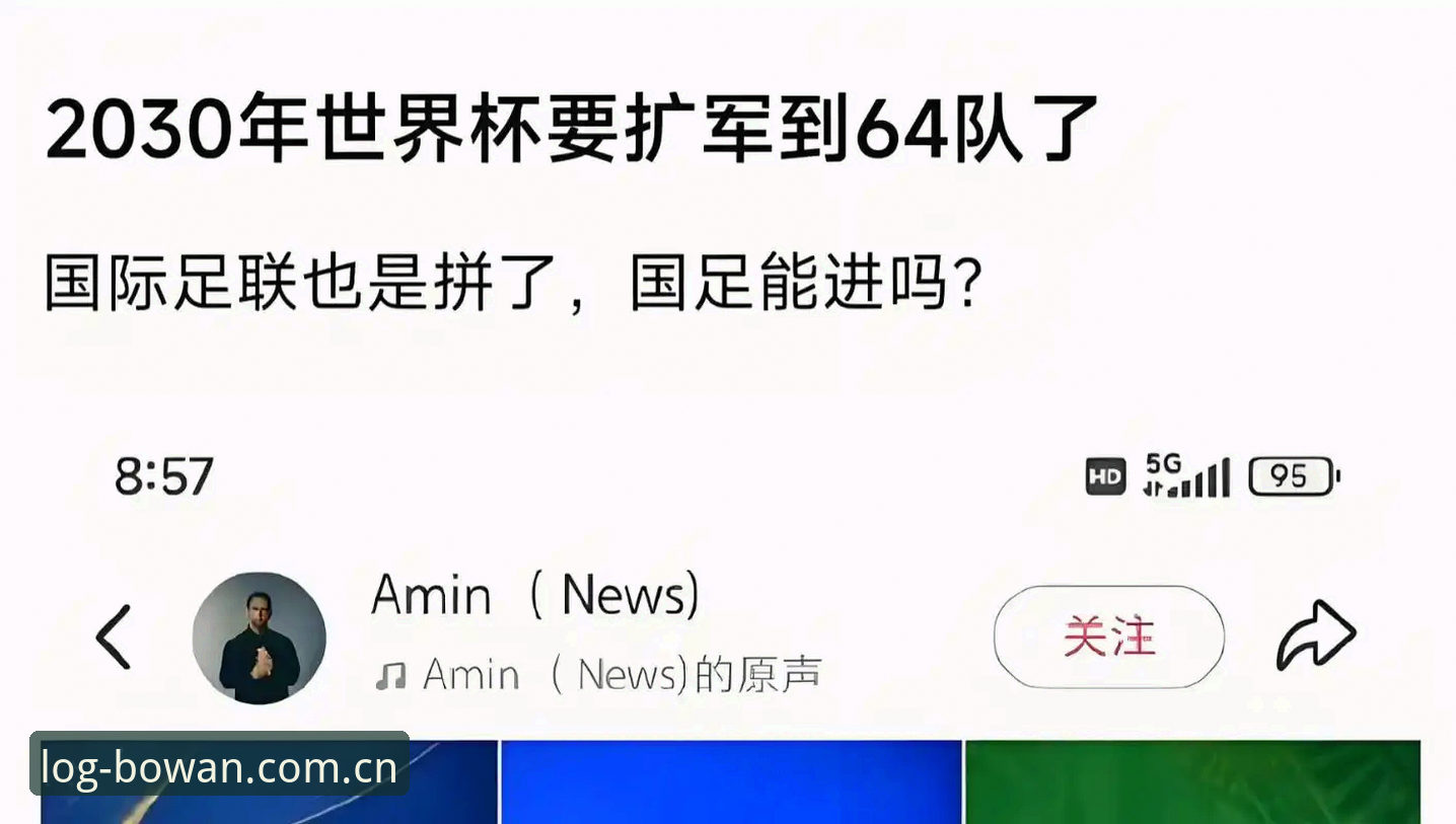 2030世界杯扩军至66队？深度解析中国男足能否搭上末班车